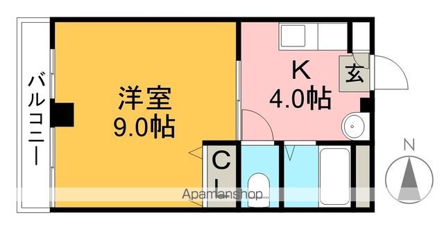ハウス２０００ＫＵＷＡＮＡ 302号室 間取り