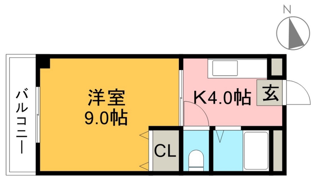 ハウス２０００ＫＵＷＡＮＡ 302号室 間取り