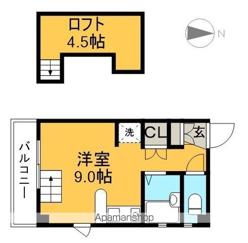 エトワール二葉 401号室 間取り