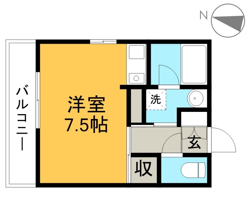 多賀ハイツ 306号室 間取り