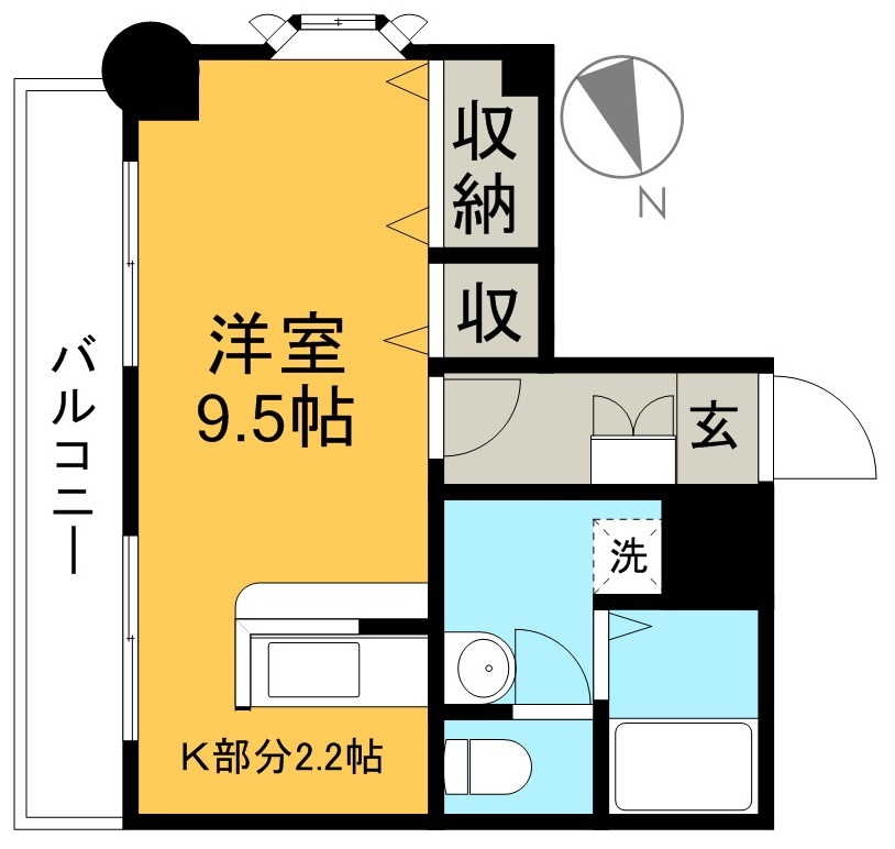 メゾンＳＥＩ 507号室 間取り