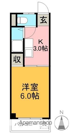 ファースト 303号室 間取り