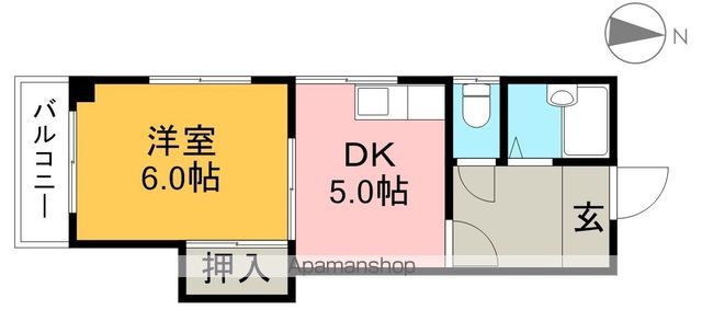 ハイツサンバード 302号室 間取り