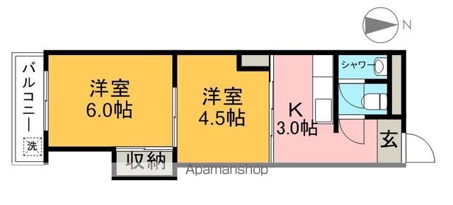 藤本マンション 303号室 間取り