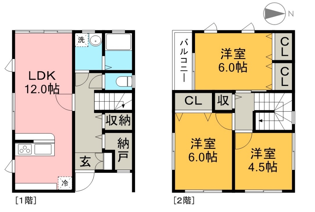 メリベル仁井田　Ｃ棟 間取り