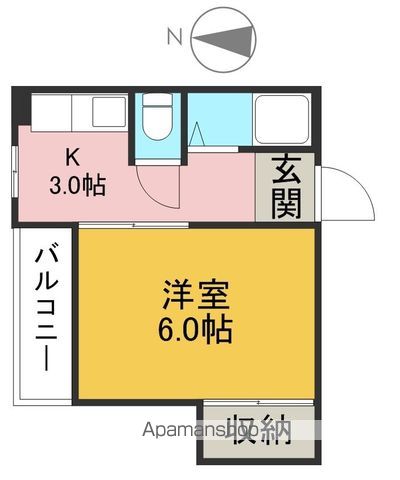 ハイツ寿 305号室 間取り