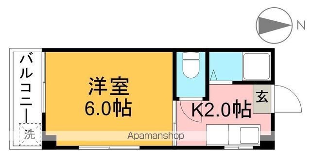 ハイツ寿 301号室 間取り