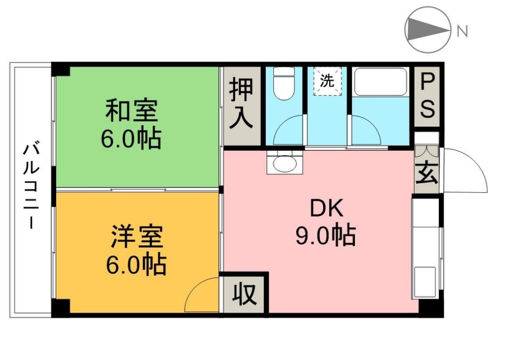 細木ビル 302号室 間取り