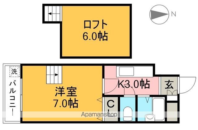 ラ・メール知寄Ⅱ 402号室 間取り