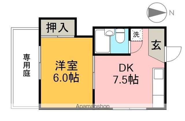 武田マンション（北本町） 101号室 間取り