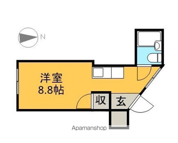 こーぽはりまや 202号室 間取り