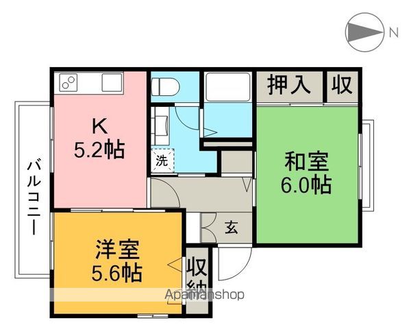 シャーメゾン・エクセル 間取り図