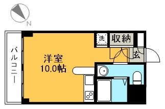 アクティ・Ｎ 2B号室 間取り