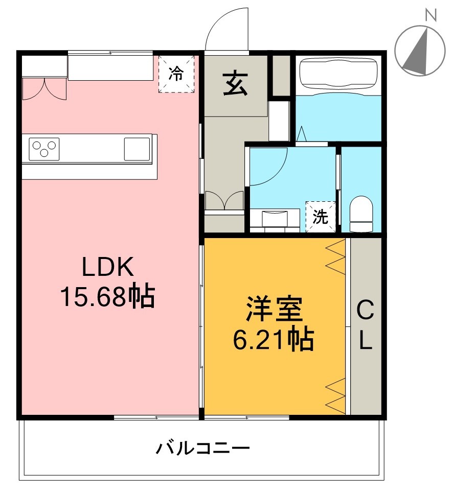 Ｘ－ｉｎｏ（シーノ） 302号室 間取り