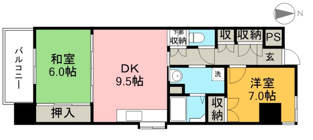 ハイム２４ 505号室 間取り