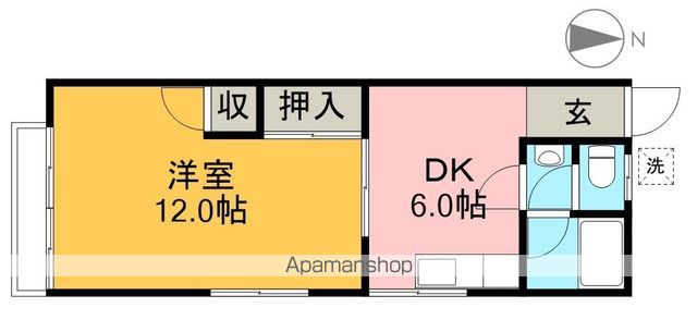 ハウス桂山 203号室 間取り