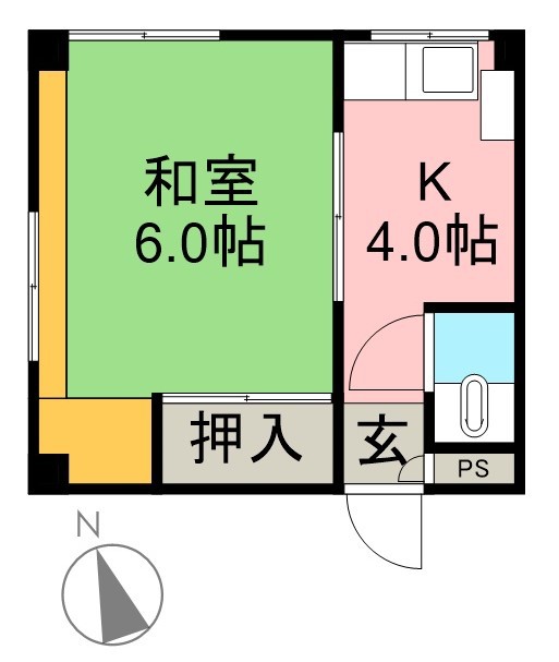 高知郵政ビル 302号室 間取り