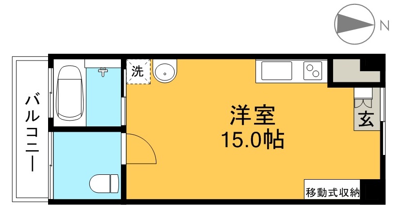 グランドール上街 602号室 間取り