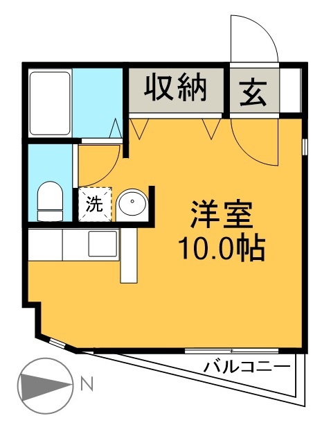 ハイツ愛宕町Ⅱ 402号室 間取り