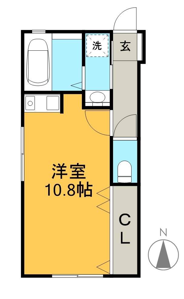 Ｖｏｙａｇｅ 203号室 間取り