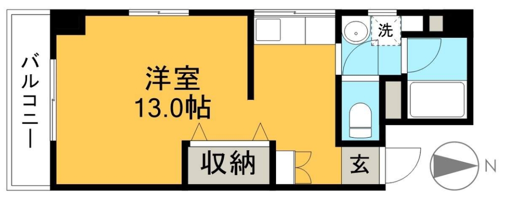 アーバンＢＯＸ 503号室 間取り