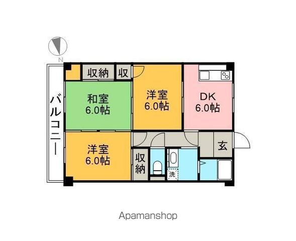 イーストハイツ 210号室 間取り