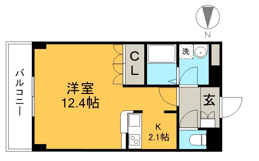 ビバーチェ 202号室 間取り