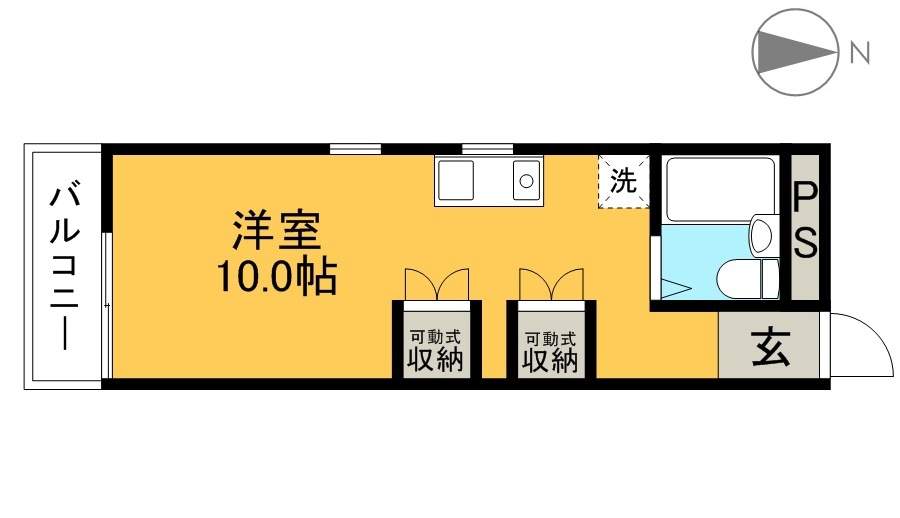 シャポーＡＰ 203号室 間取り