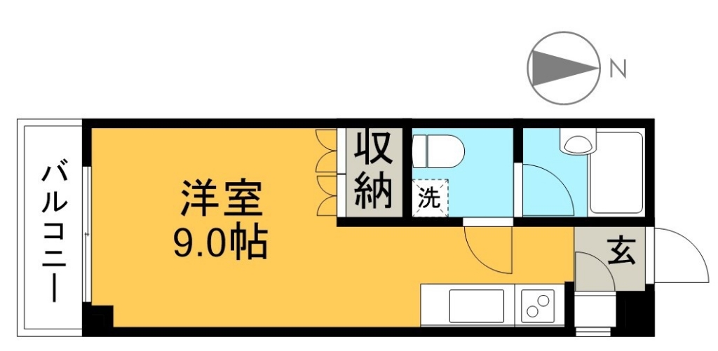 メゾン・ド・アール 404号室 間取り