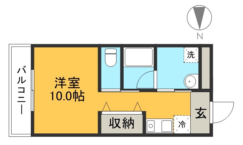 パルファム 405号室 間取り