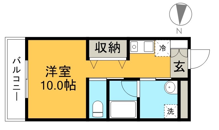 パルファム 305号室 間取り