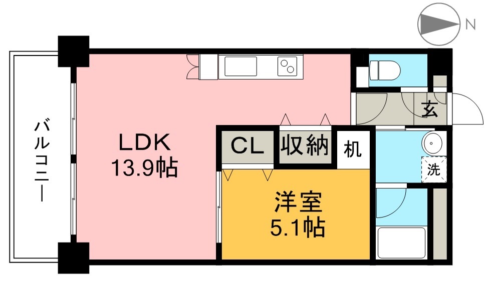 ＣＨＡＲＭＡＮＴ（シャルマン） 702号室 間取り