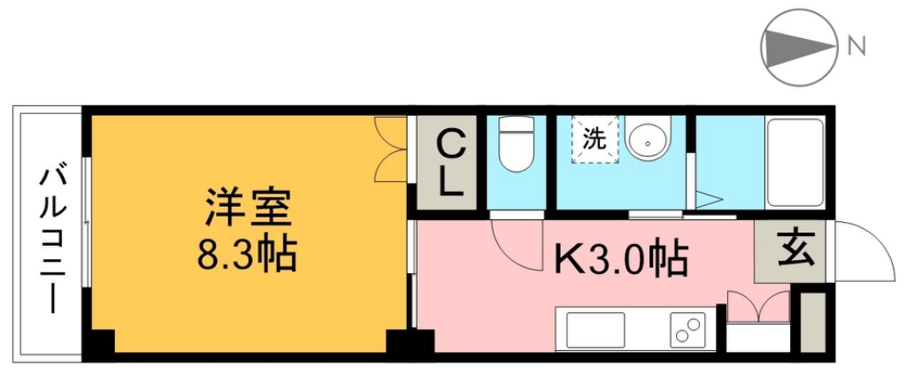 アルス丸の内 103号室 間取り