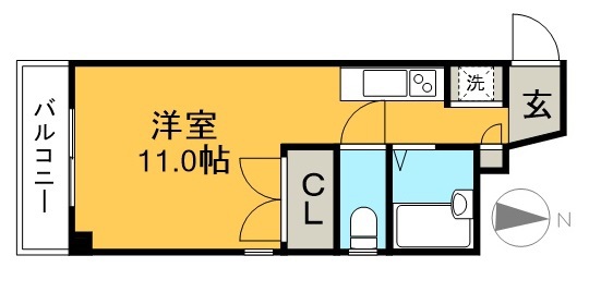 エトワール桜井町 202号室 間取り