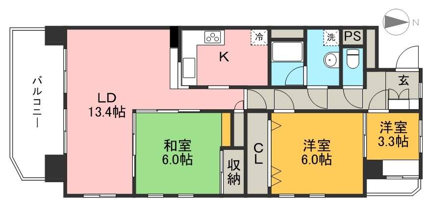 ヴィラコートＳＥＩ 205号室 間取り