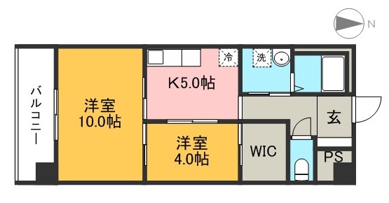 ドリームハウスしののめ 311号室 間取り