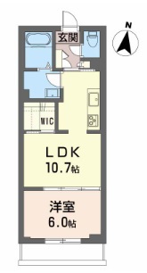 シャーメゾン　パン 103号室 間取り