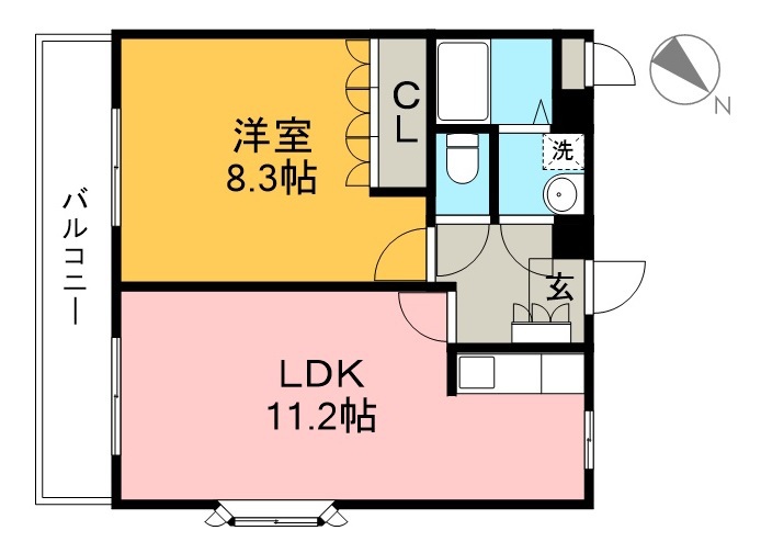 ベイサイドパレス横浜 201号室 間取り