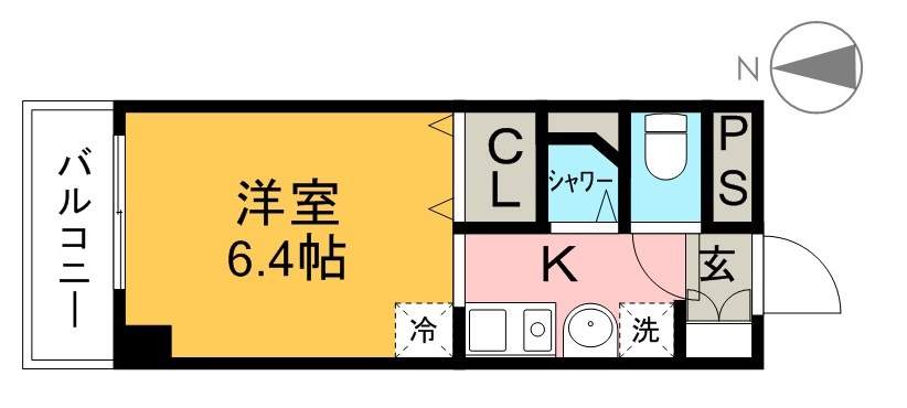 グランリーオ 403号室 間取り