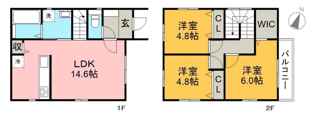 （仮称）北本町３丁目戸建賃貸 間取り