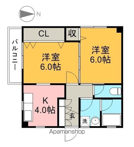 ハイツノウム 301号室 間取り