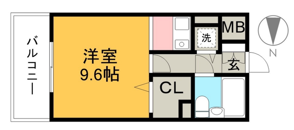 ルピナス大原町 302号室 間取り