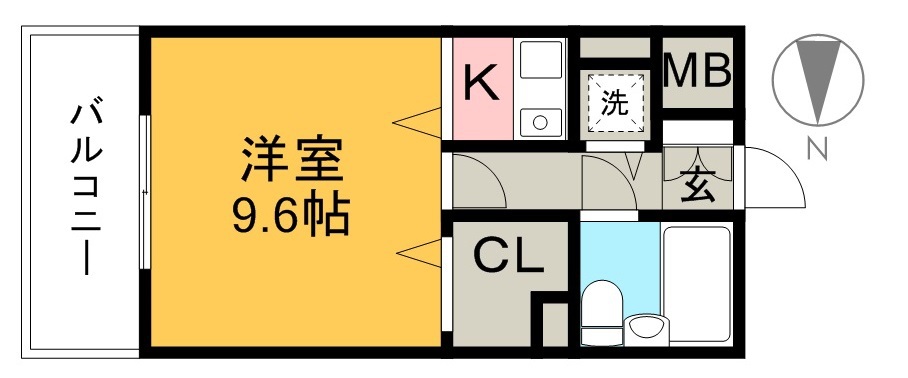ルピナス大原町 302号室 間取り