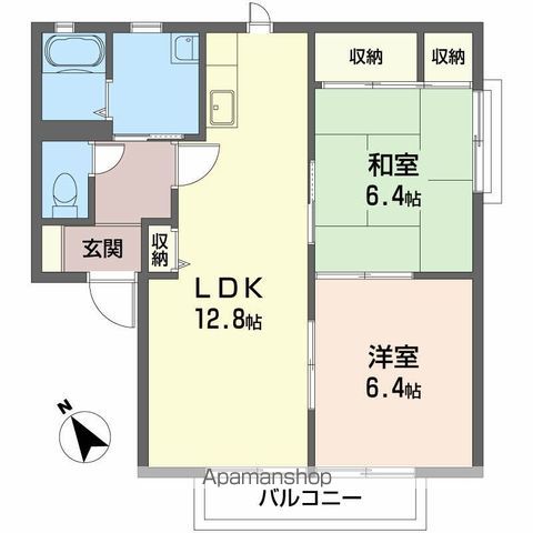 サンハイムⅢ 間取り図