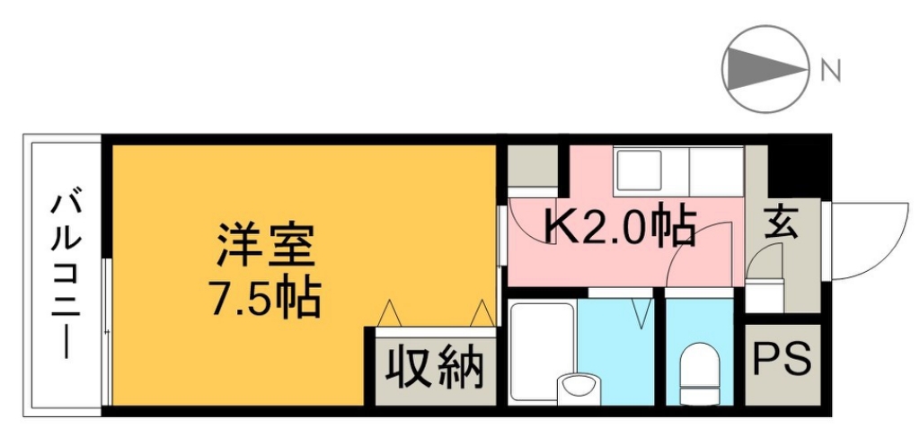 コートクレソン２１ 904号室 間取り