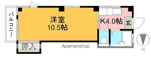 ハイツ１５ 203号室 間取り