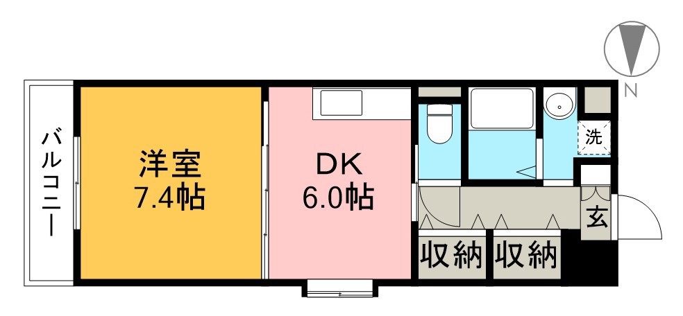 フォレストコート山ノ端 501号室 間取り
