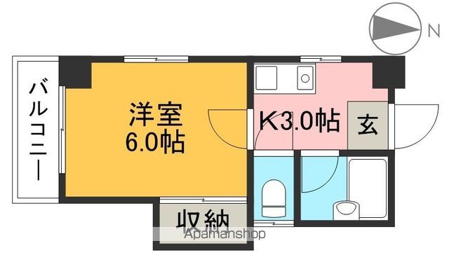 ロフト・ハウス・マツオカ 403号室 間取り