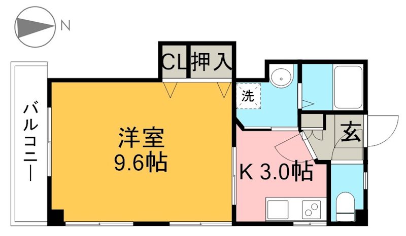 アベニール 301号室 間取り