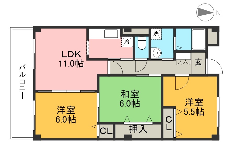 Ｙ－ウエストツイチカ 203号室 間取り